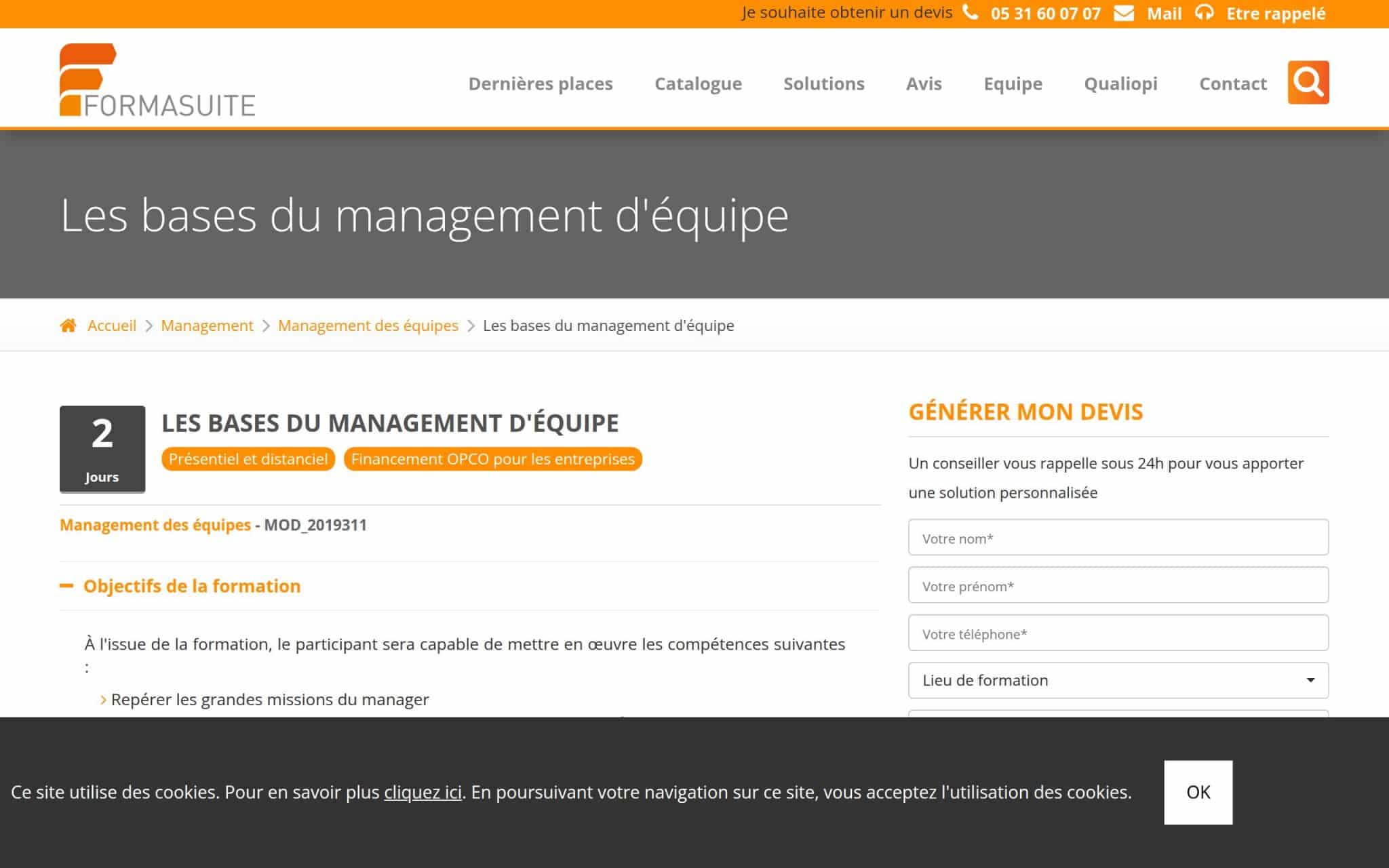 Les bases du management d'équipe - Formasuite