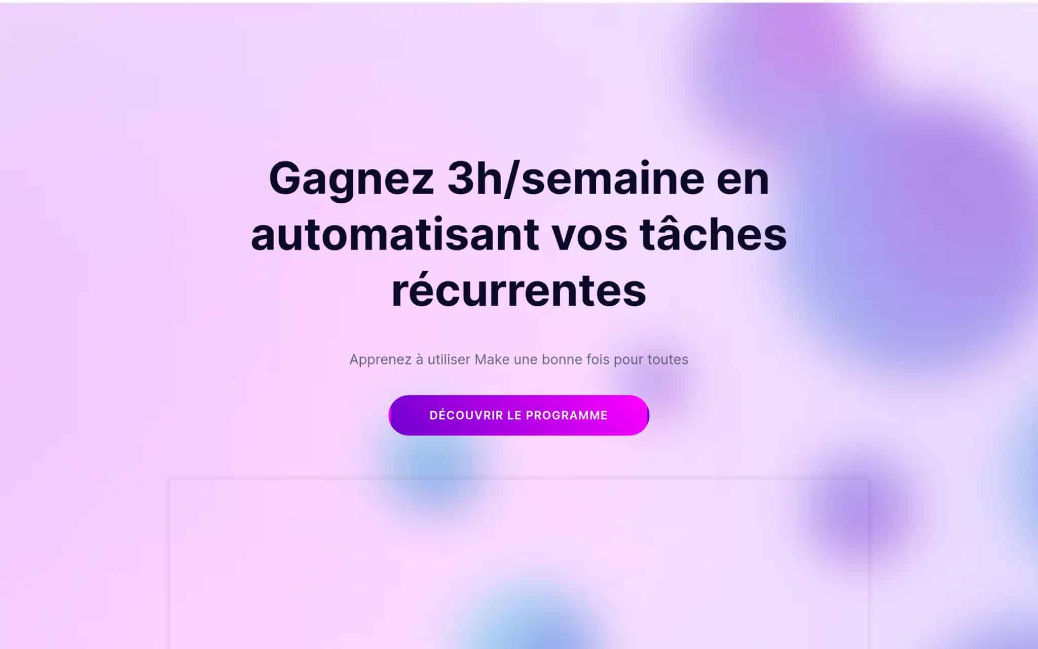 Formation Make (ex-Integromat) - Shubham SHARMA