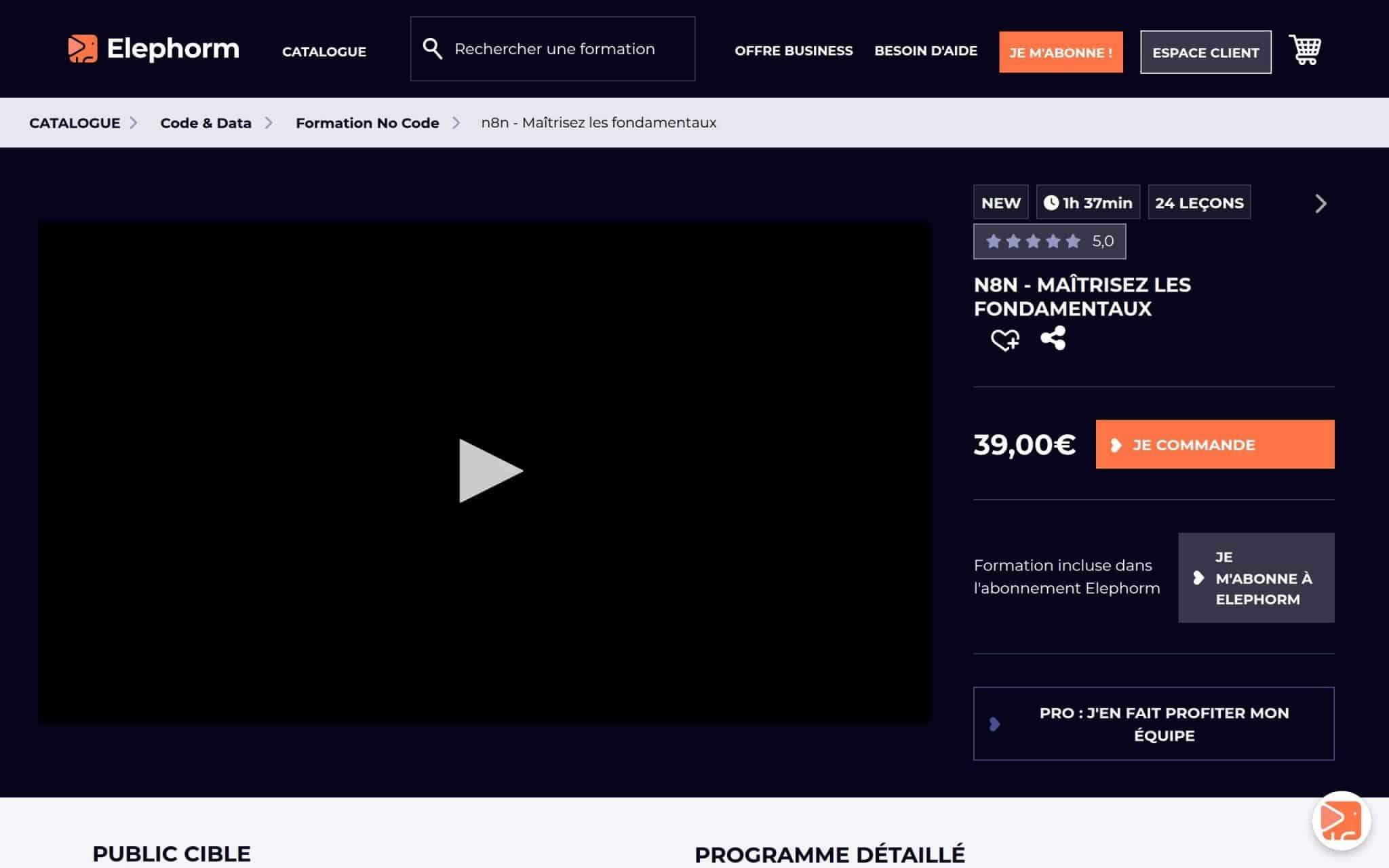 N8N - Maitrisez les fondamentaux - Elephorm