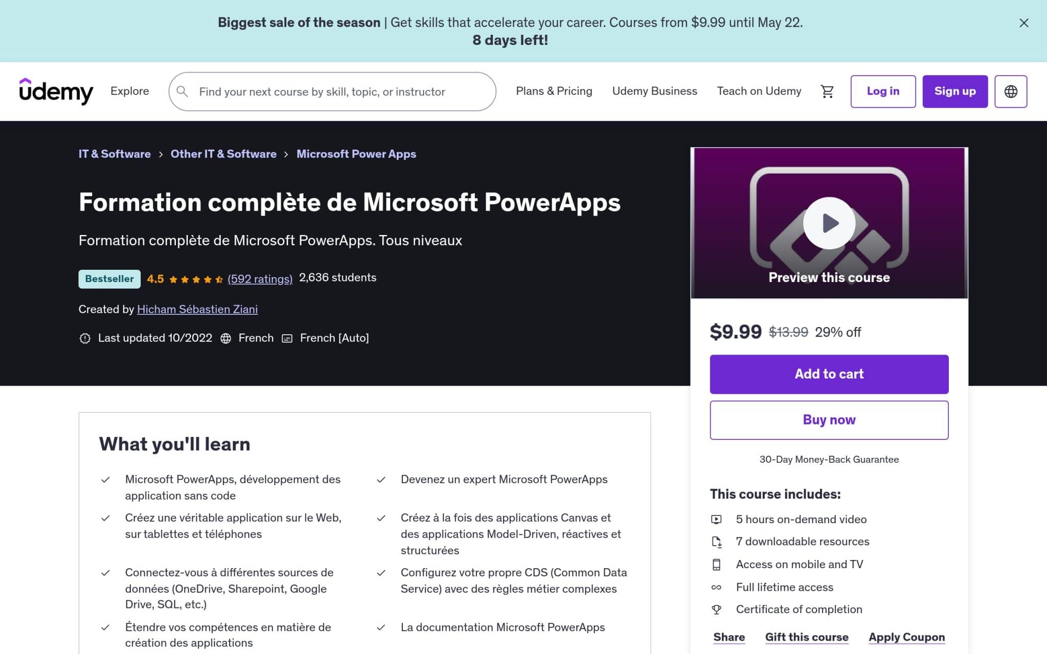 Formation complĂšte de Microsoft PowerApps - Udemy