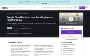 Google Cloud Platform pour Data Engineers : Projet pratique – Udemy