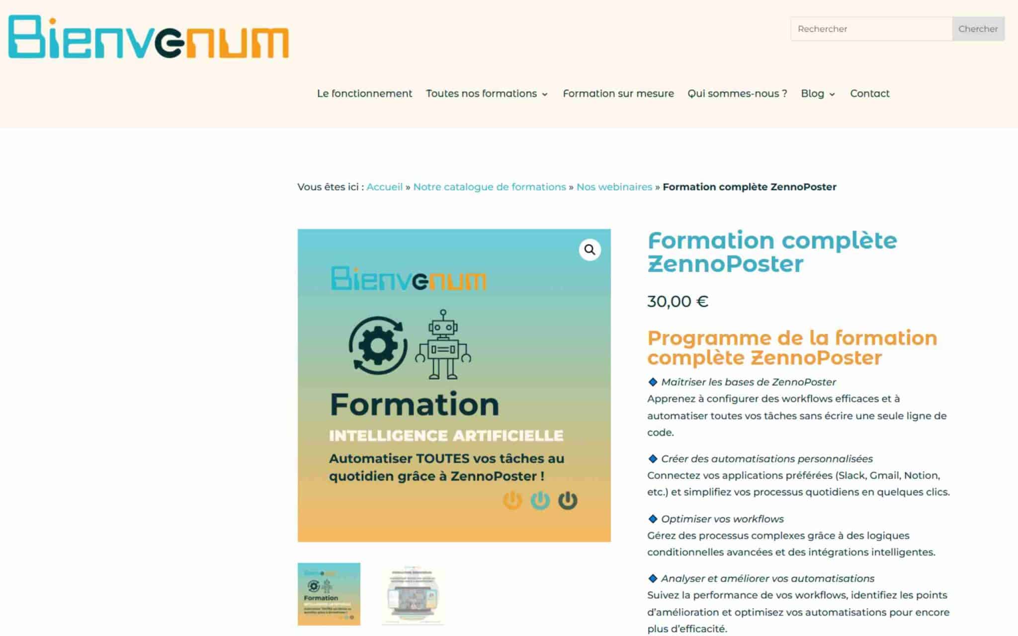 Formation complète ZennoPoster - Bienvenum