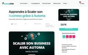 Formation Apprendre à Scaler son business grâce à Automa - LearnyClub