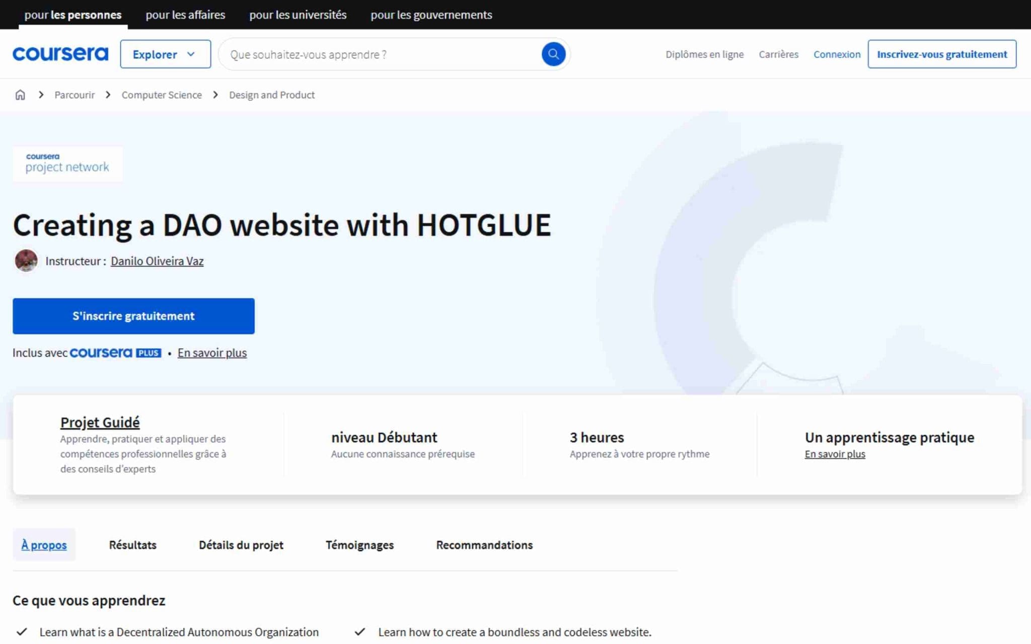 Formations DAO : Classement 2026 🏆 (LearnThings)