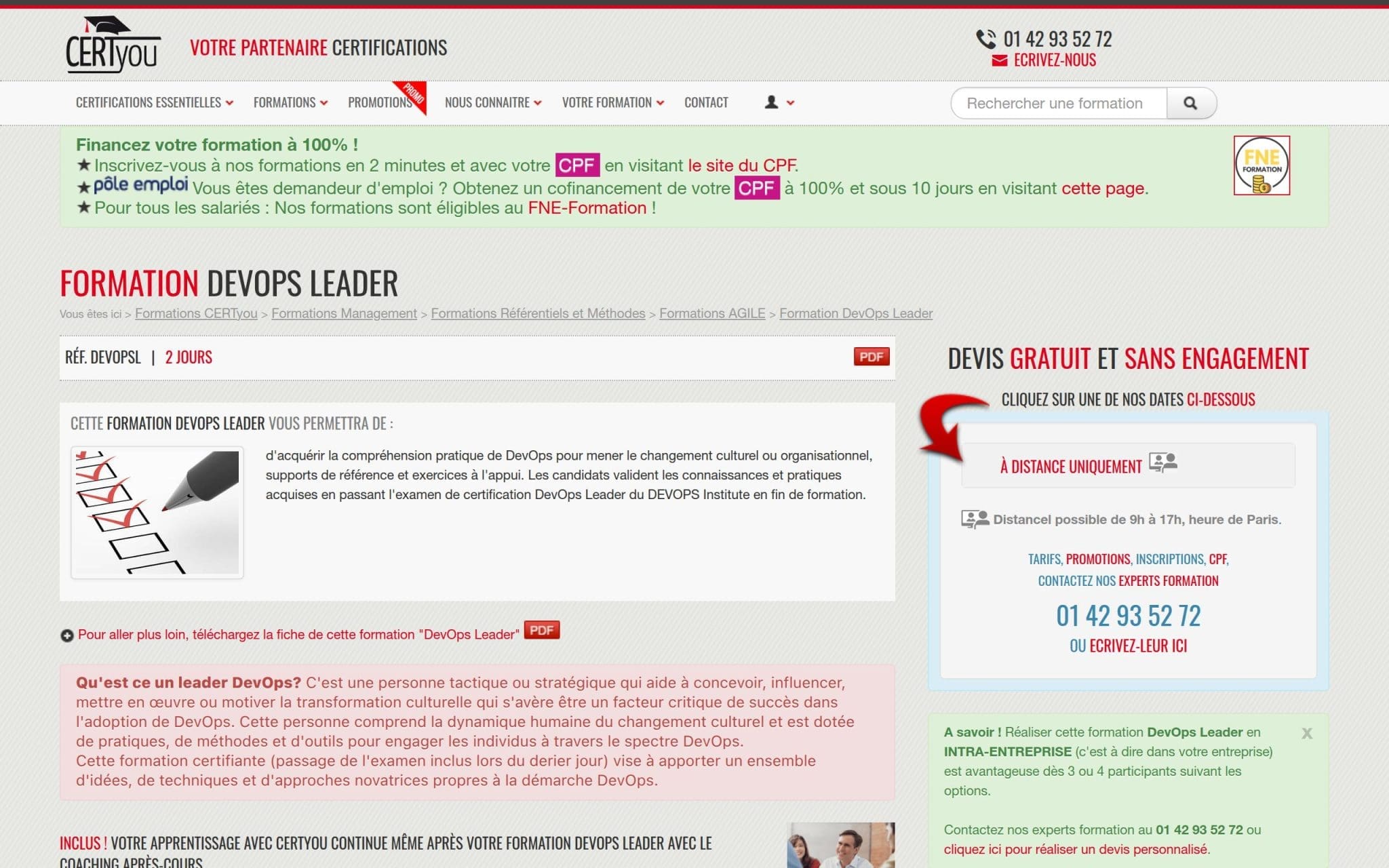 Formation DevOps Leader - CertYou