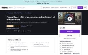 Power Query : Gérer vos données simplement et efficacement – Udemy