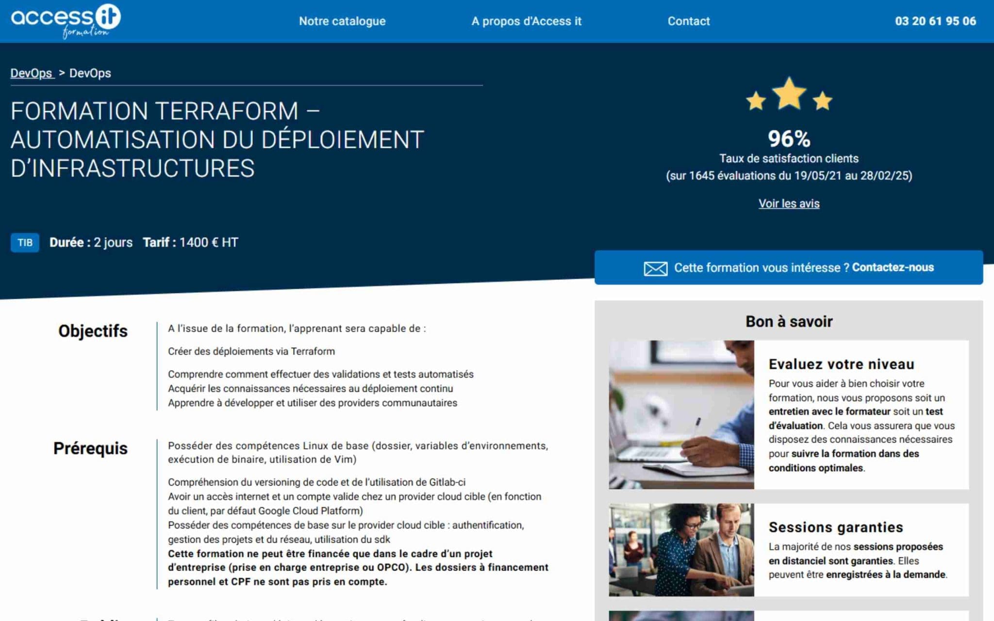Formation Terraform - Access IT