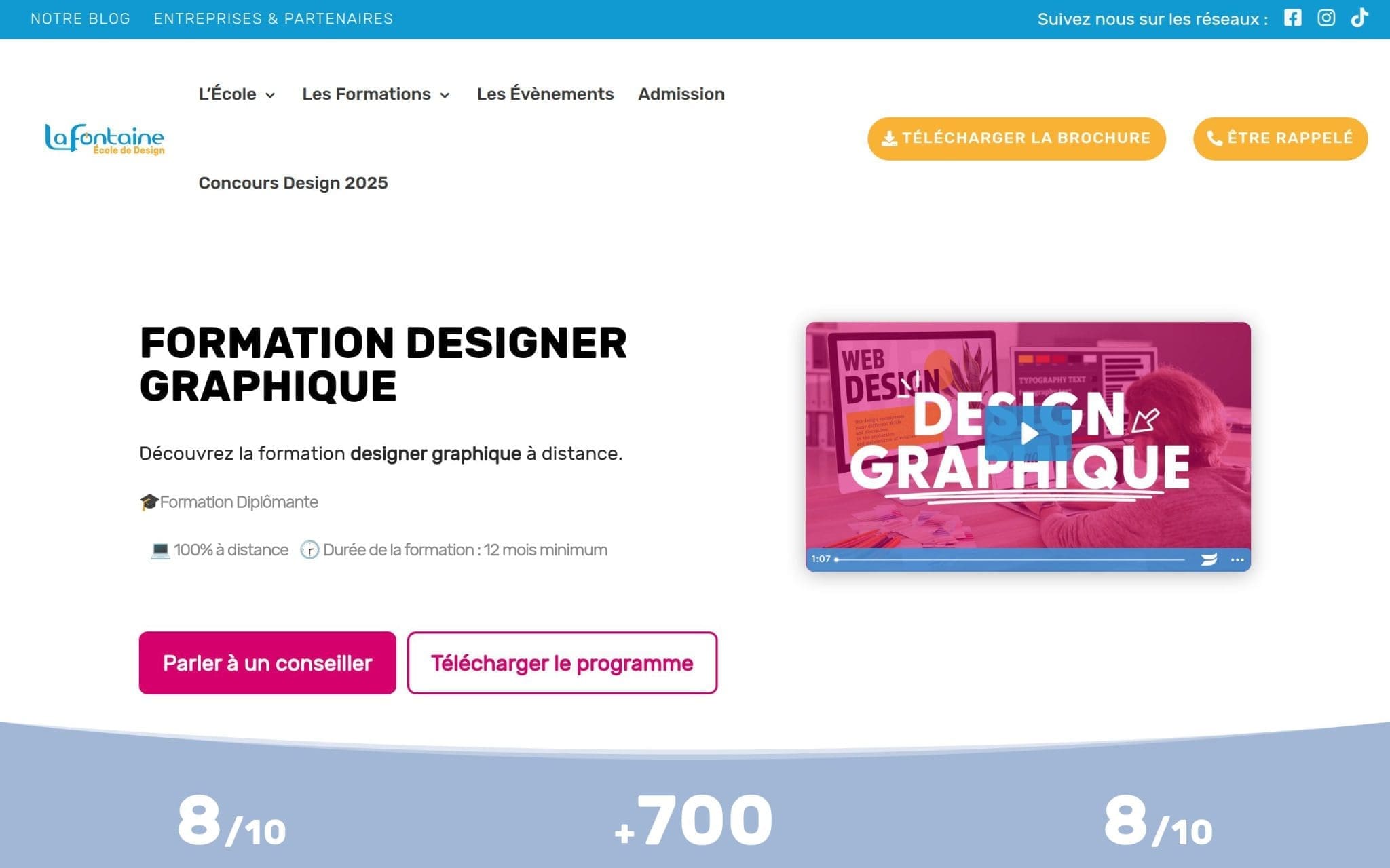 Formation Designer Graphique - Ăcole la Fontaine