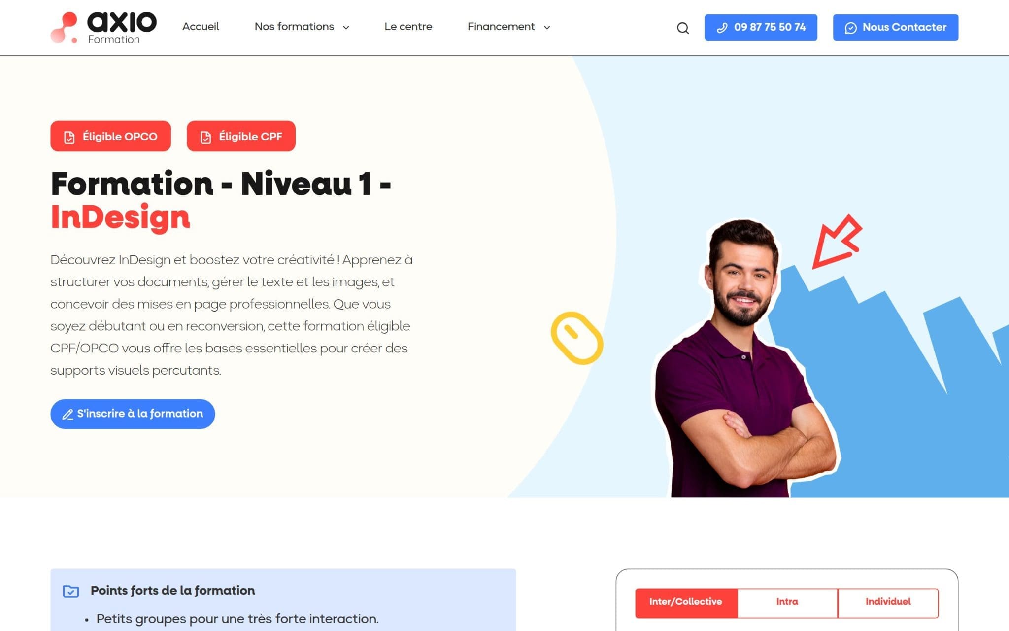 Formation InDesign Niveau 1 - Axio Formation