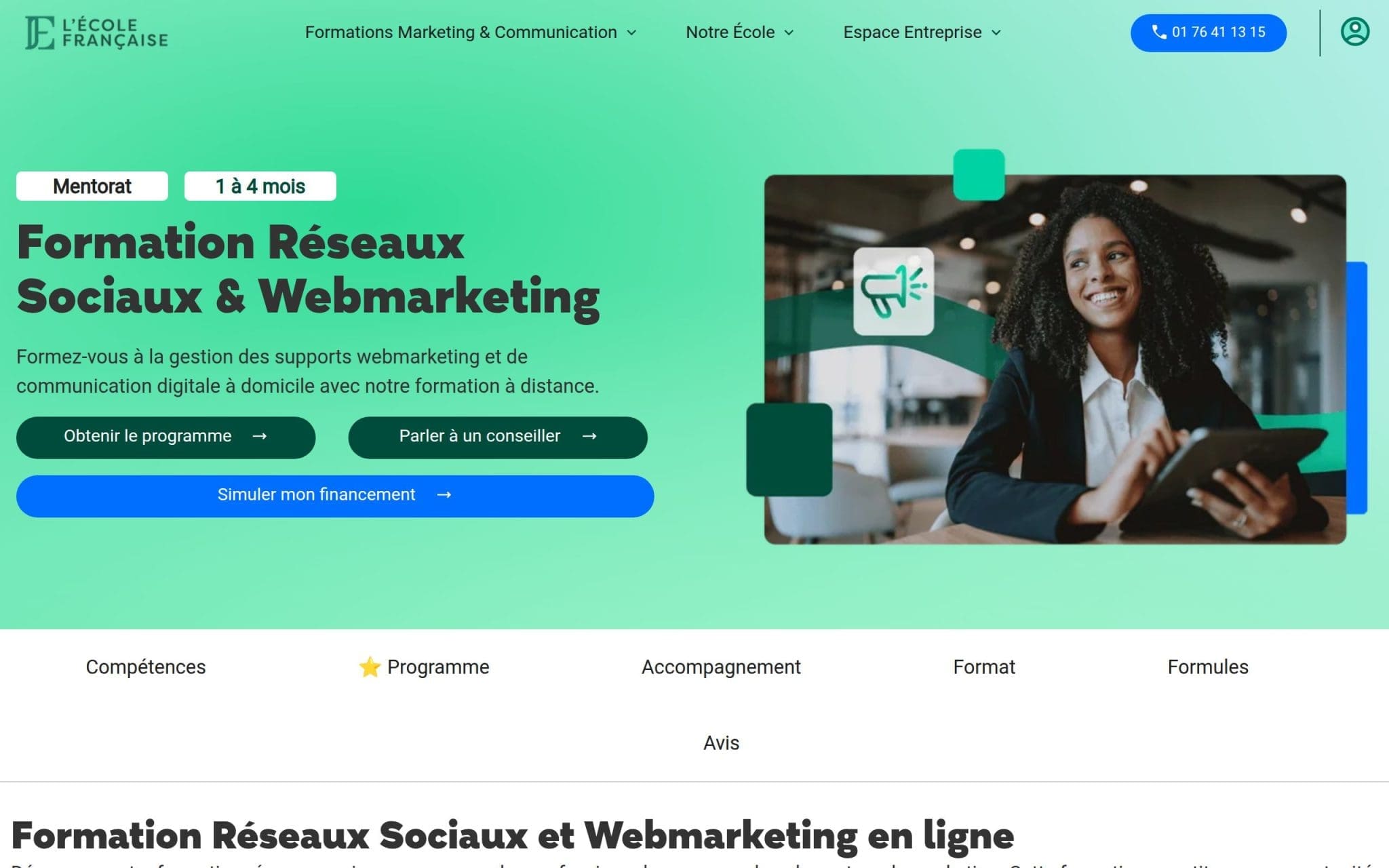 Formation RĂ©seaux Sociaux & Webmarketing - L'Ăcole Française