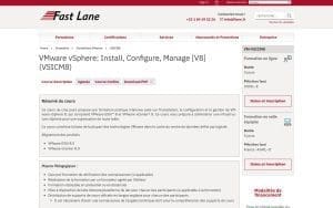 Formation VMware vSphere: Install, Configure, Manage [V8] (VSICM8) – Fast Lane