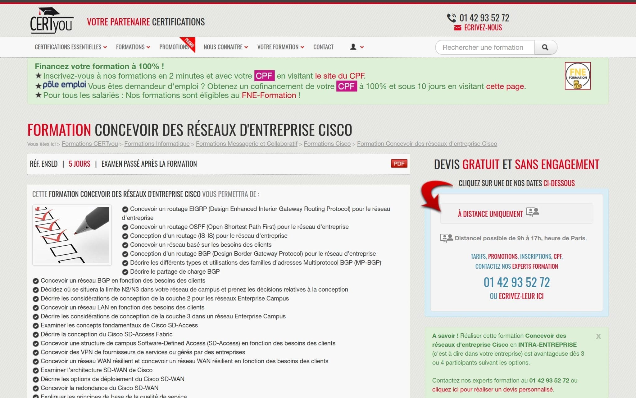 Formation Concevoir des réseaux d'entreprise Cisco - CertYou