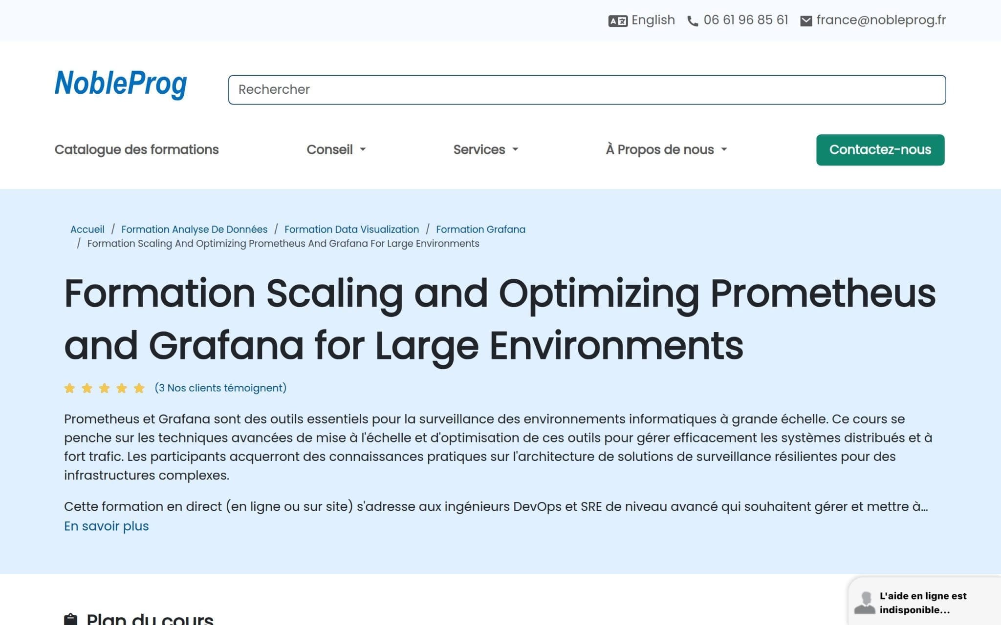 Formation Scaling and Optimizing Prometheus and Grafana for Large Environments - NobleProg