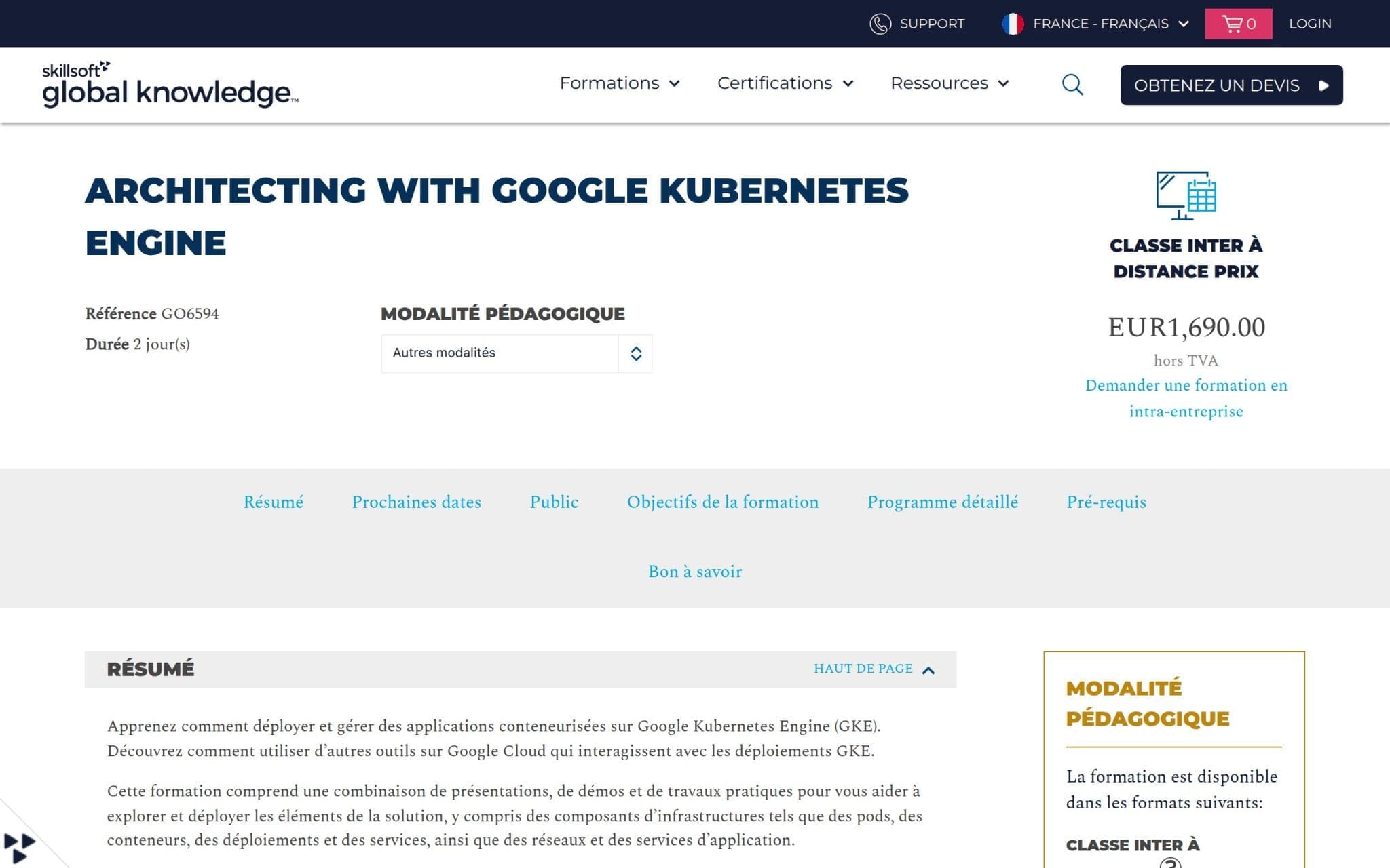Architecting with Google Kubernetes Engine - Skillsoft Global Knowledge