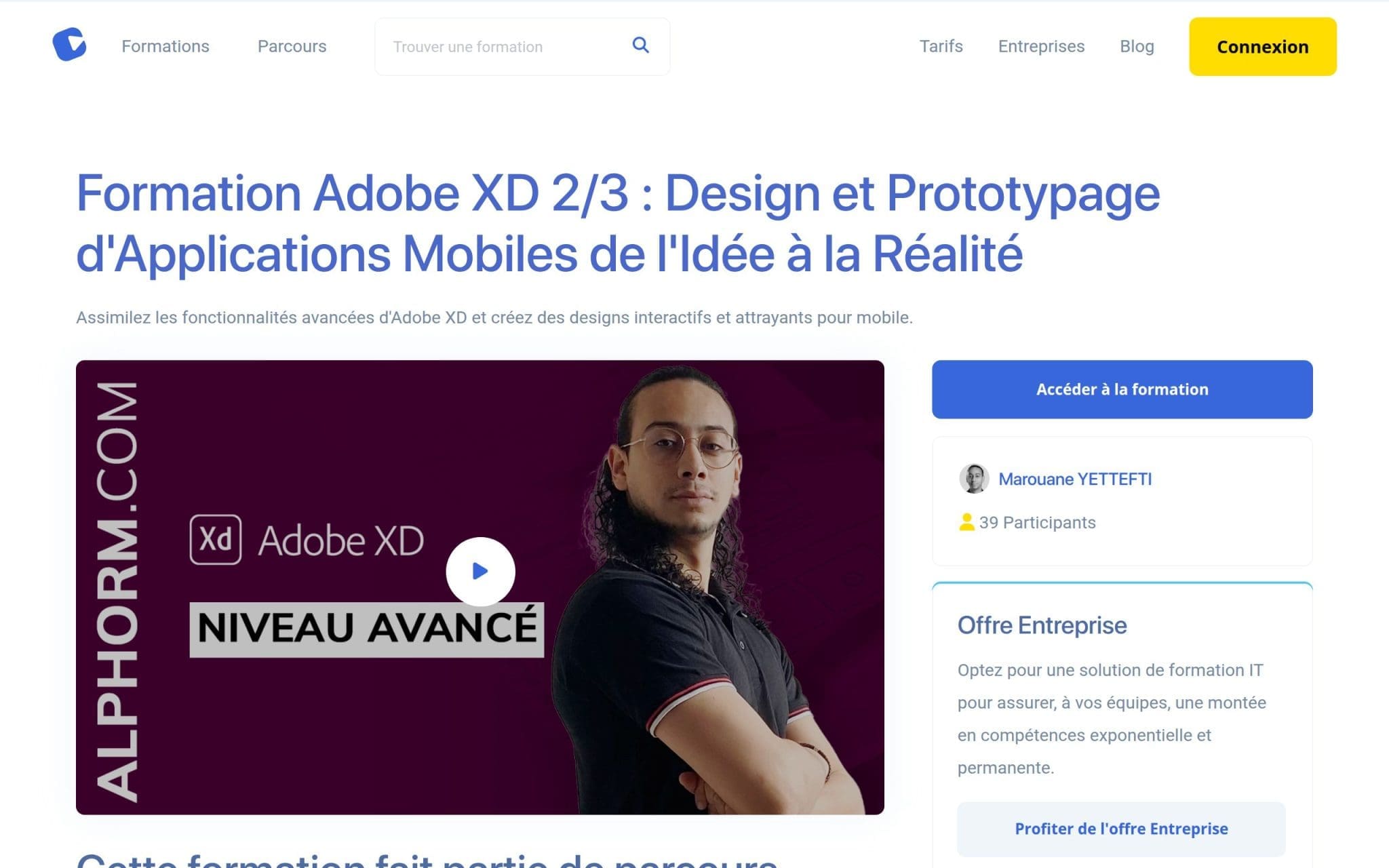 Formation Adobe XD 2/3 - Alphorm
