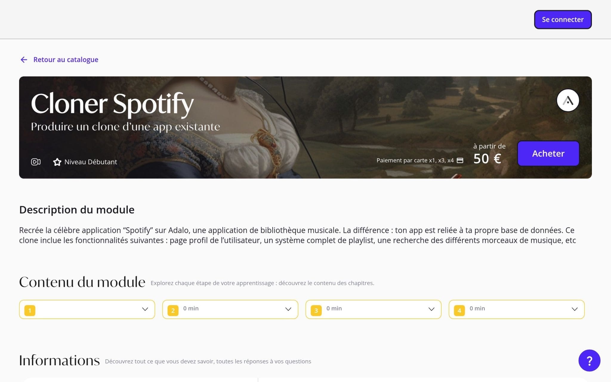Formation No Code Cloner Spotify - Ottho