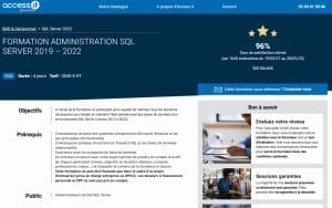 Formation Administration SQL Server 2019 – 2022 - Access IT