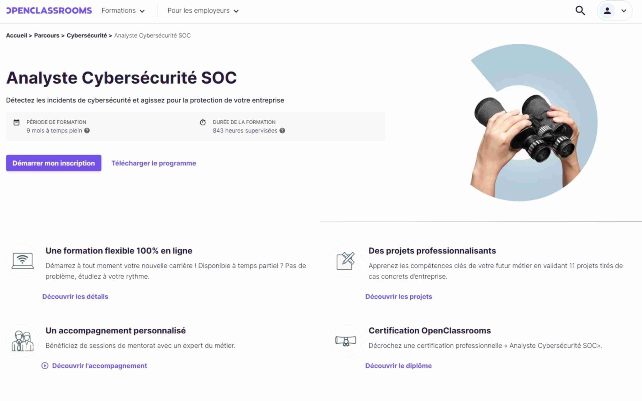 Analyste Cybersécurité SOC - OpenClassrooms
