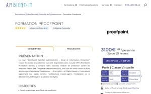 Formation Proofpoint – Ambient IT