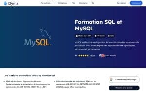 Formation SQL et MySQL – Dyma
