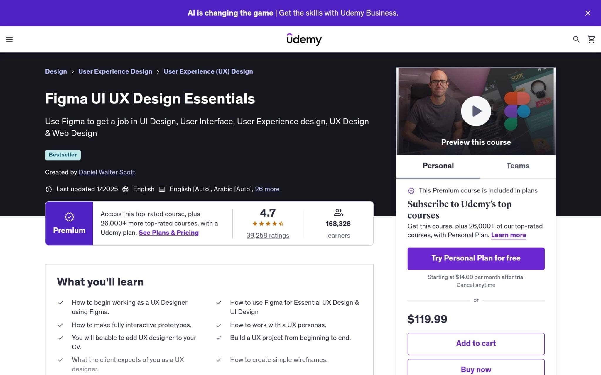 Figma UI UX Design Essentials - Udemy