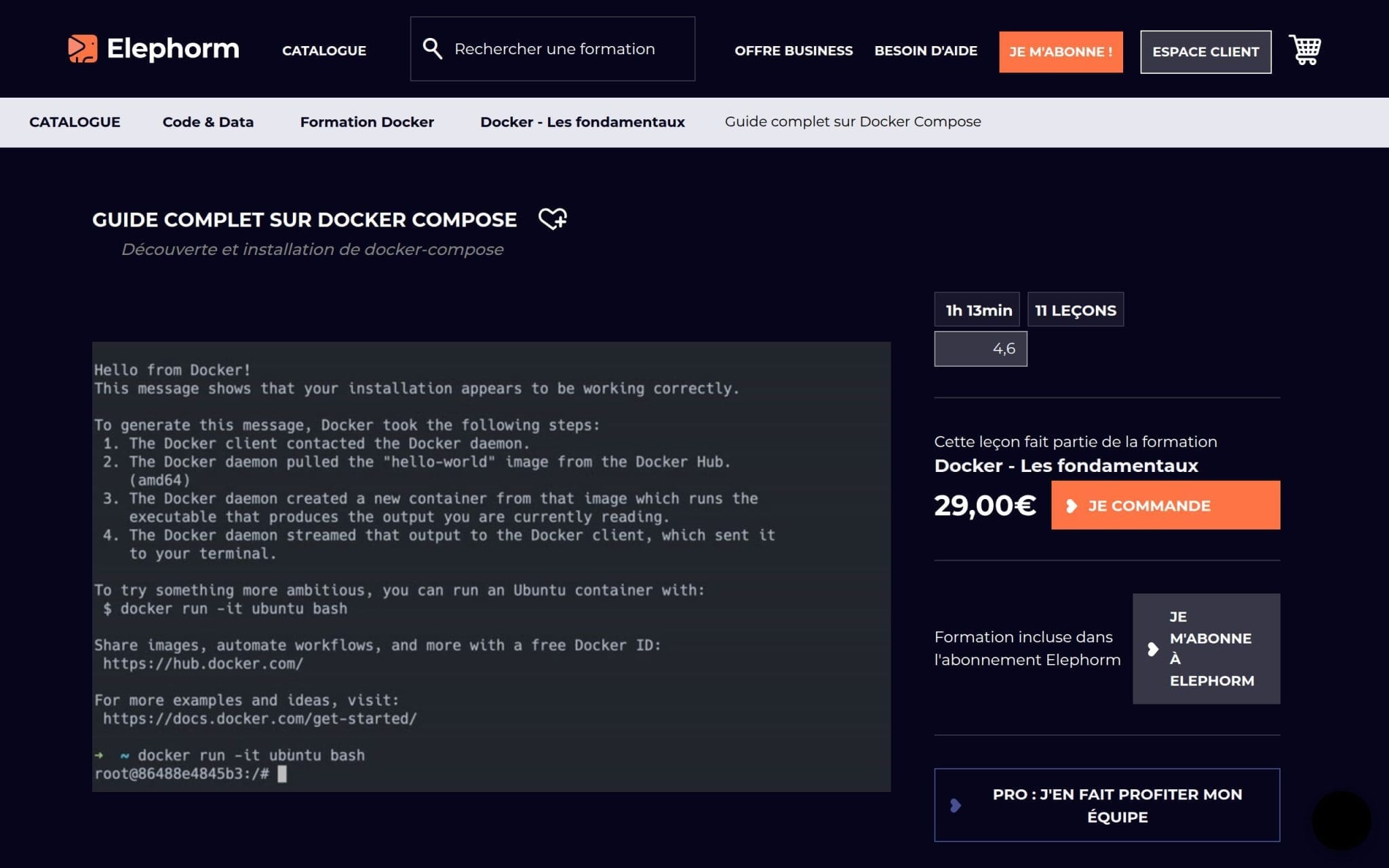 Guide complet sur Docker Compose - Elephorm