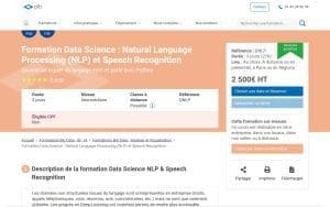 Formation Data Science : Natural Language Processing (NLP) et Speech Recognition – Plb Consultant