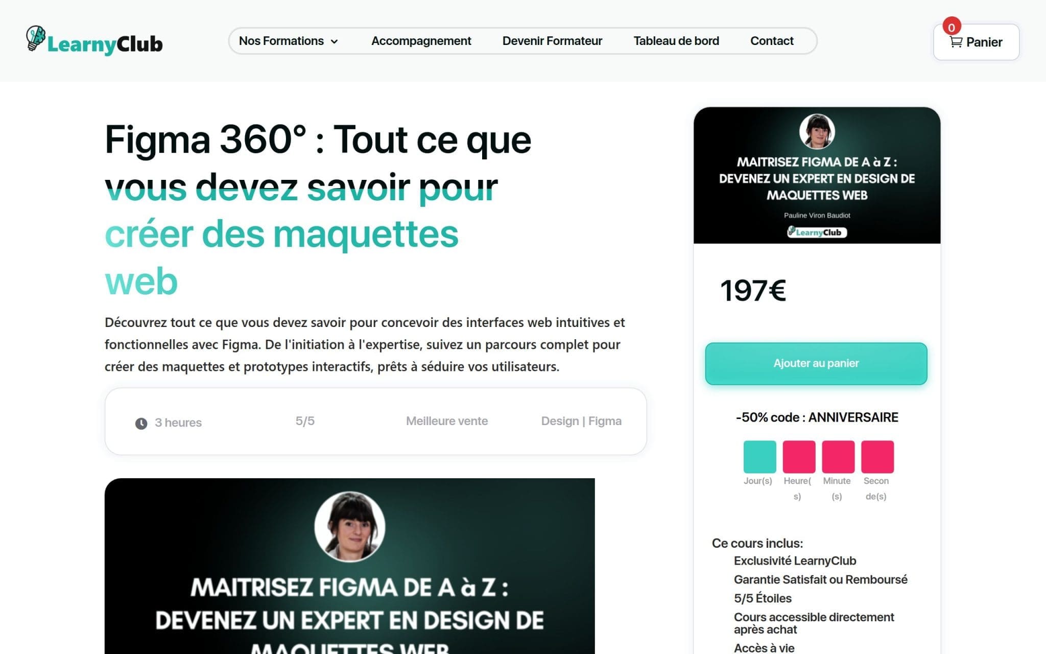 Formation Figma 360° : Tout ce que vous devez savoir pour créer des maquettes web - LearnyClub