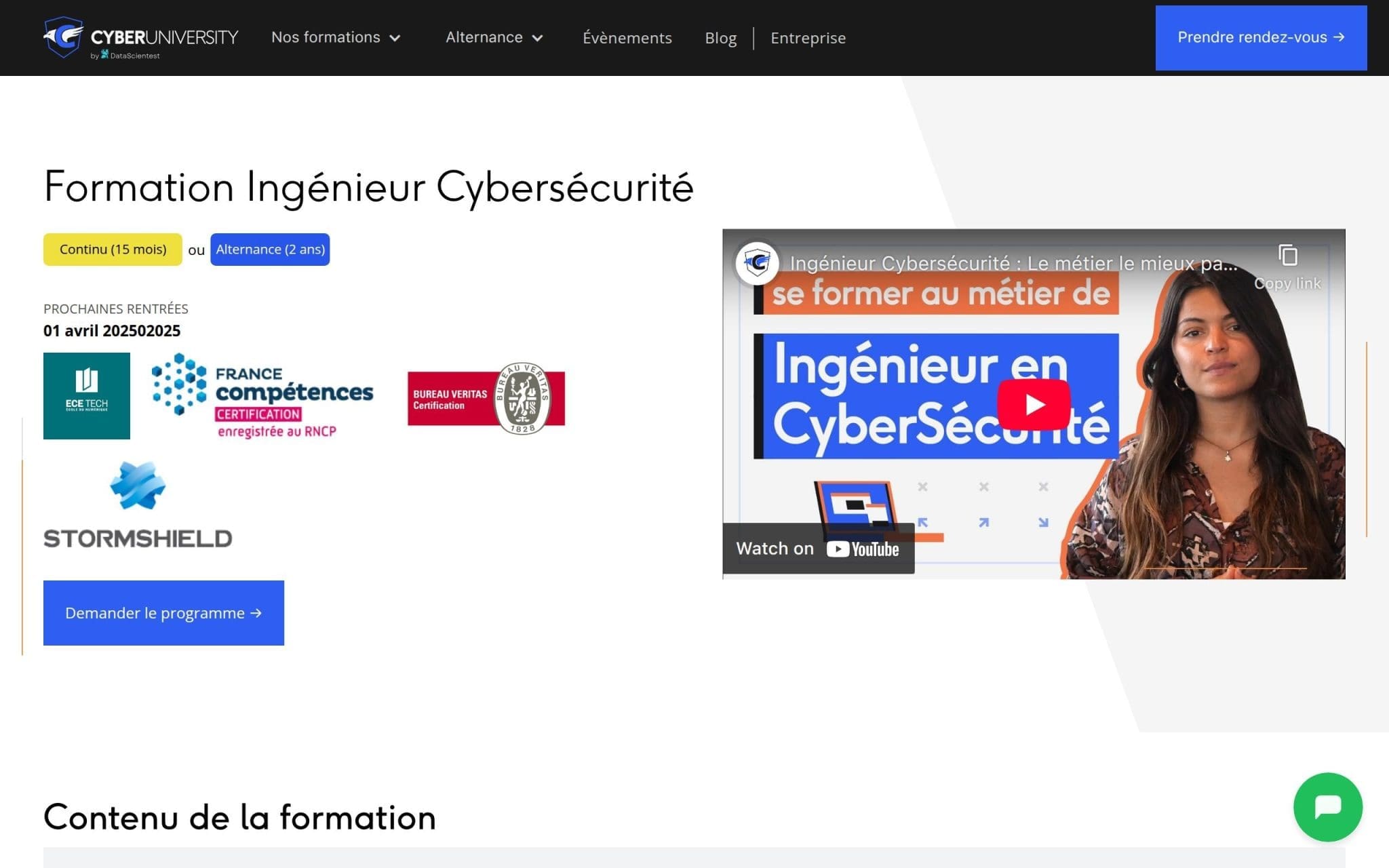 Formation Ingénieur Cybersécurité - cyberuniversity.com