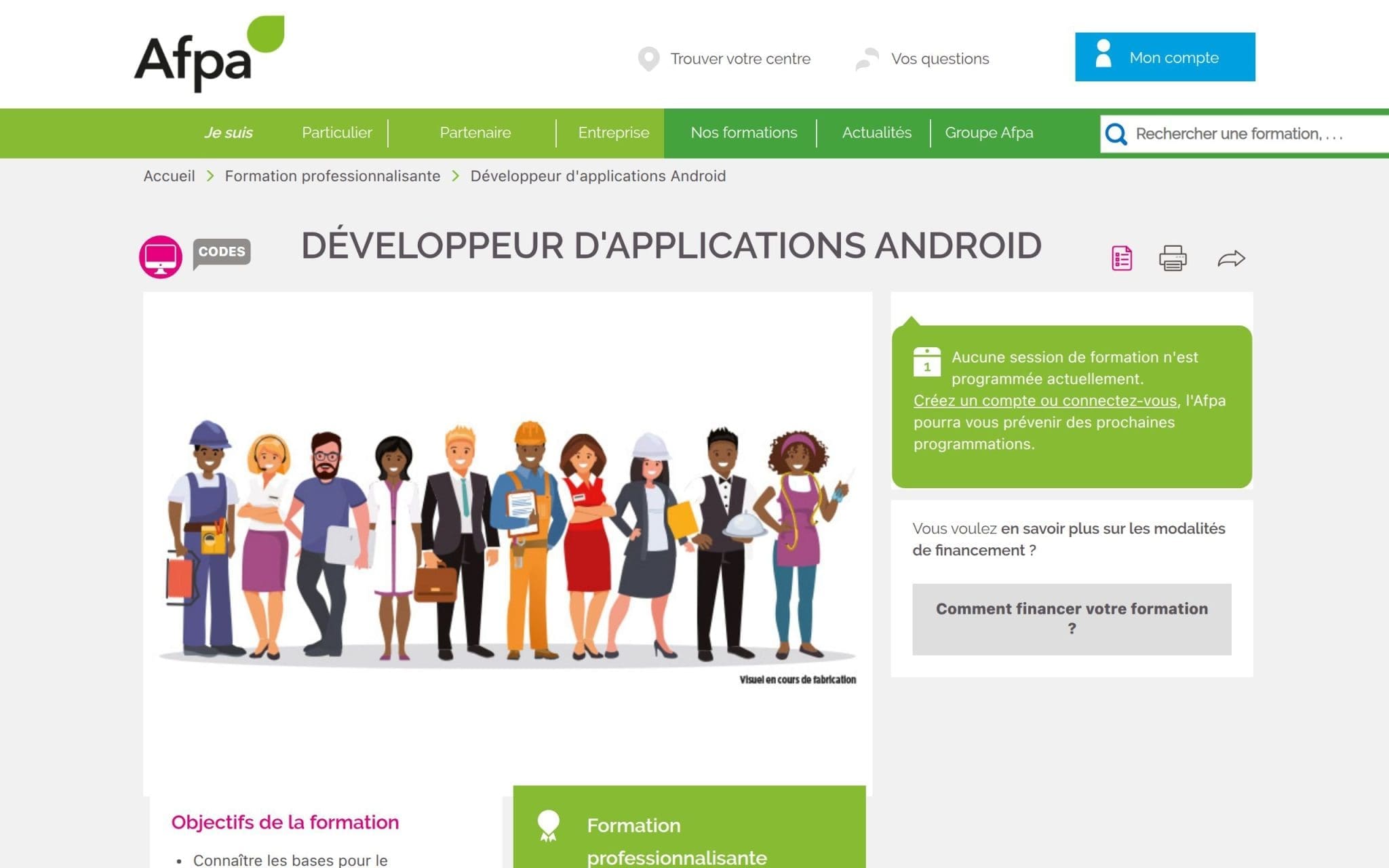 Développeur d'applications Android - Afpa