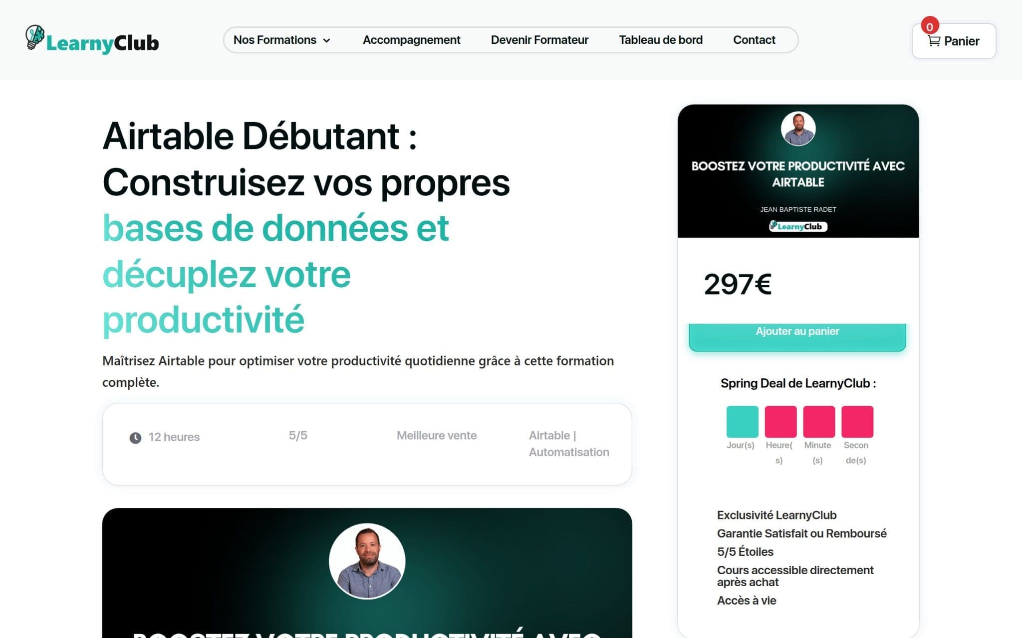 Formation Airtable Débutant - LearnyClub