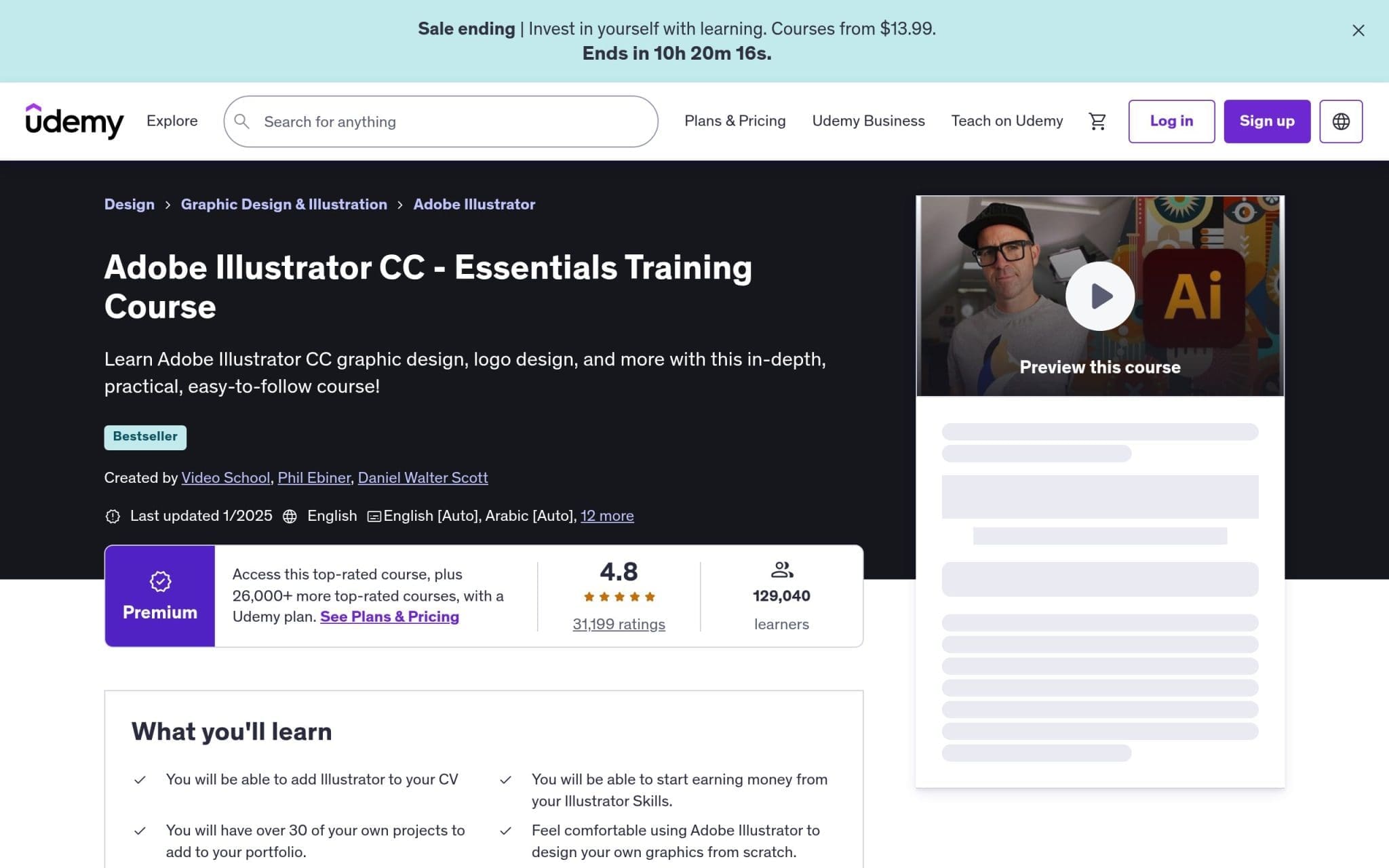 Adobe Illustrator CC - Essentials Training Course - Udemy