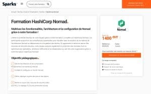 Formation HashiCorp Nomad – Sparks