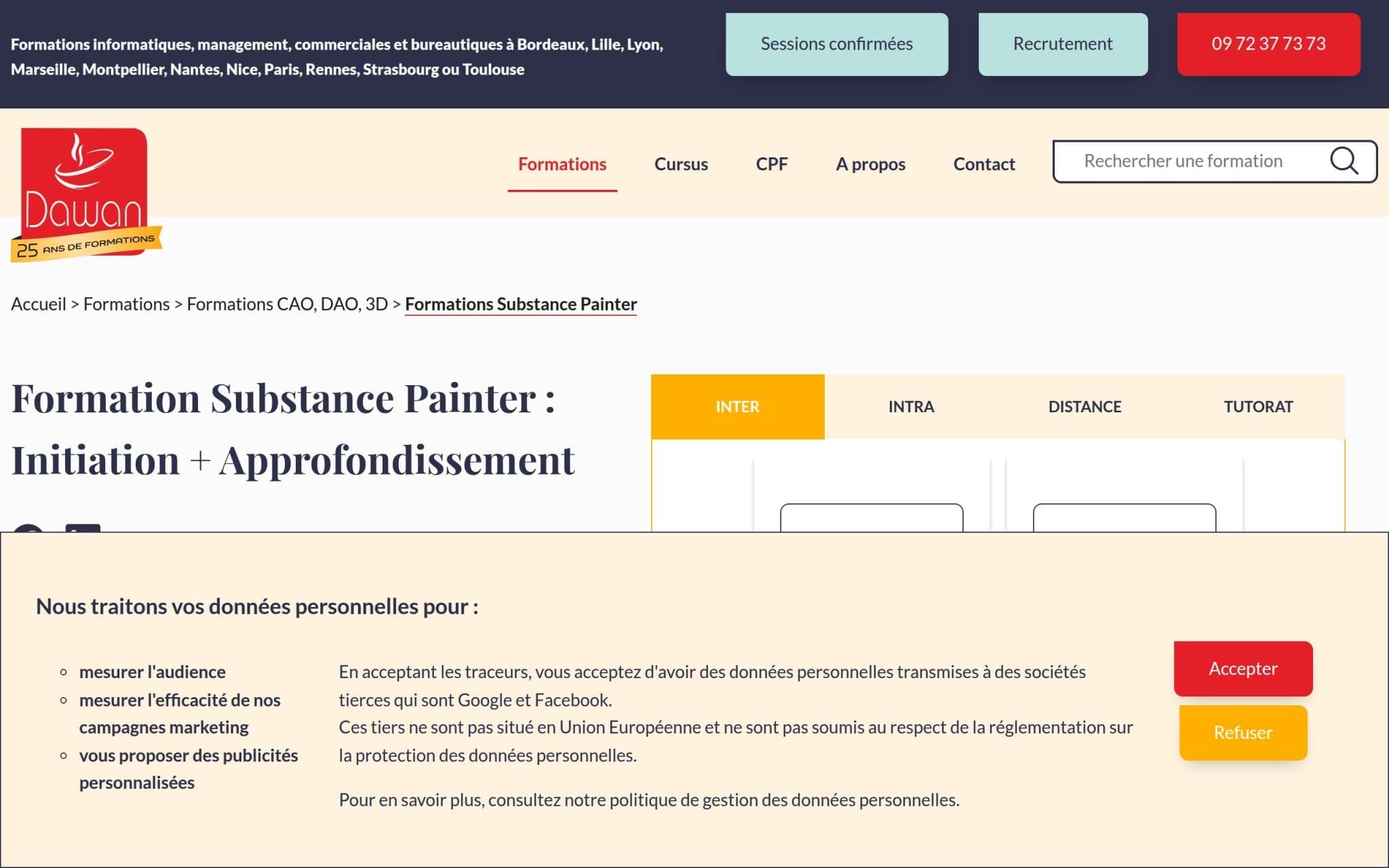 Formation Substance Painter : Initiation + Approfondissement - Dawan
