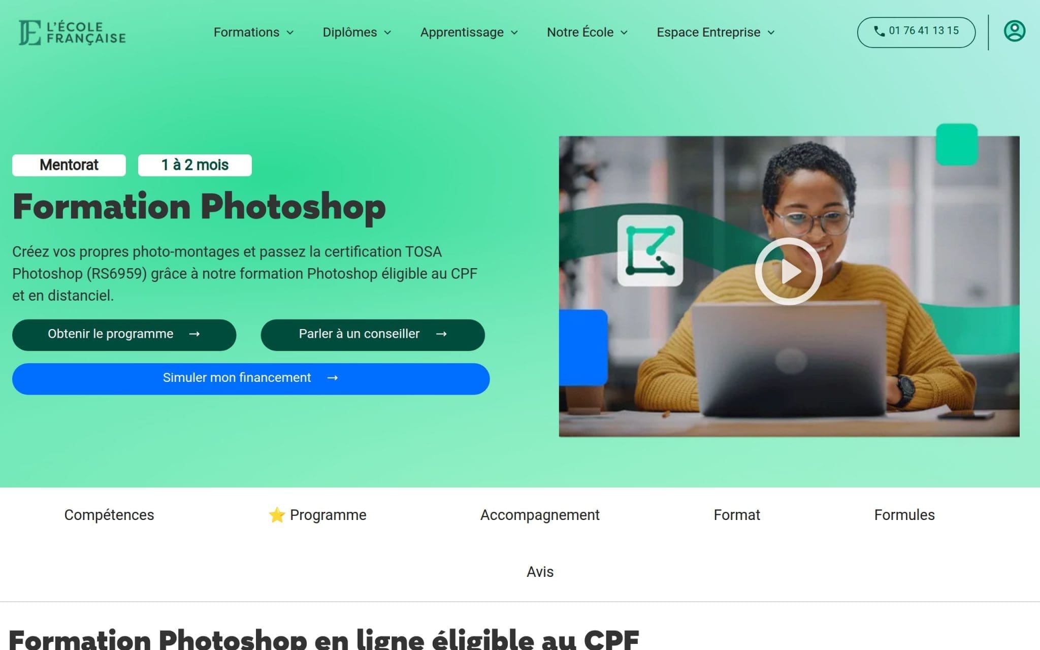 Formation Photoshop - L'Ăcole Française