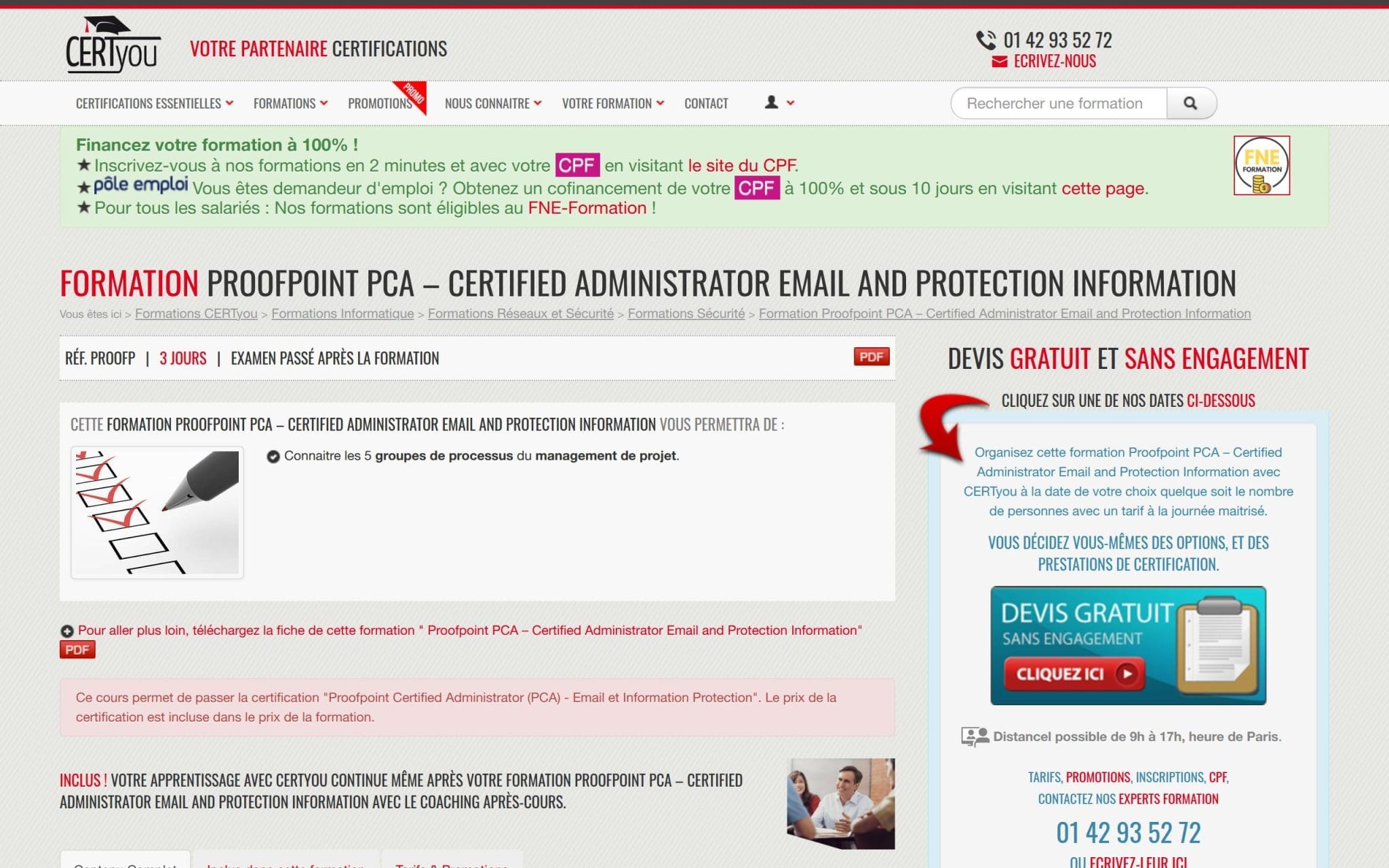 Formation Proofpoint PCA - CertYou