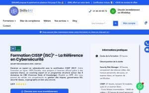Formation CISSP : Maîtrisez la sécurité informatique et boostez votre carrière – Skills4All
