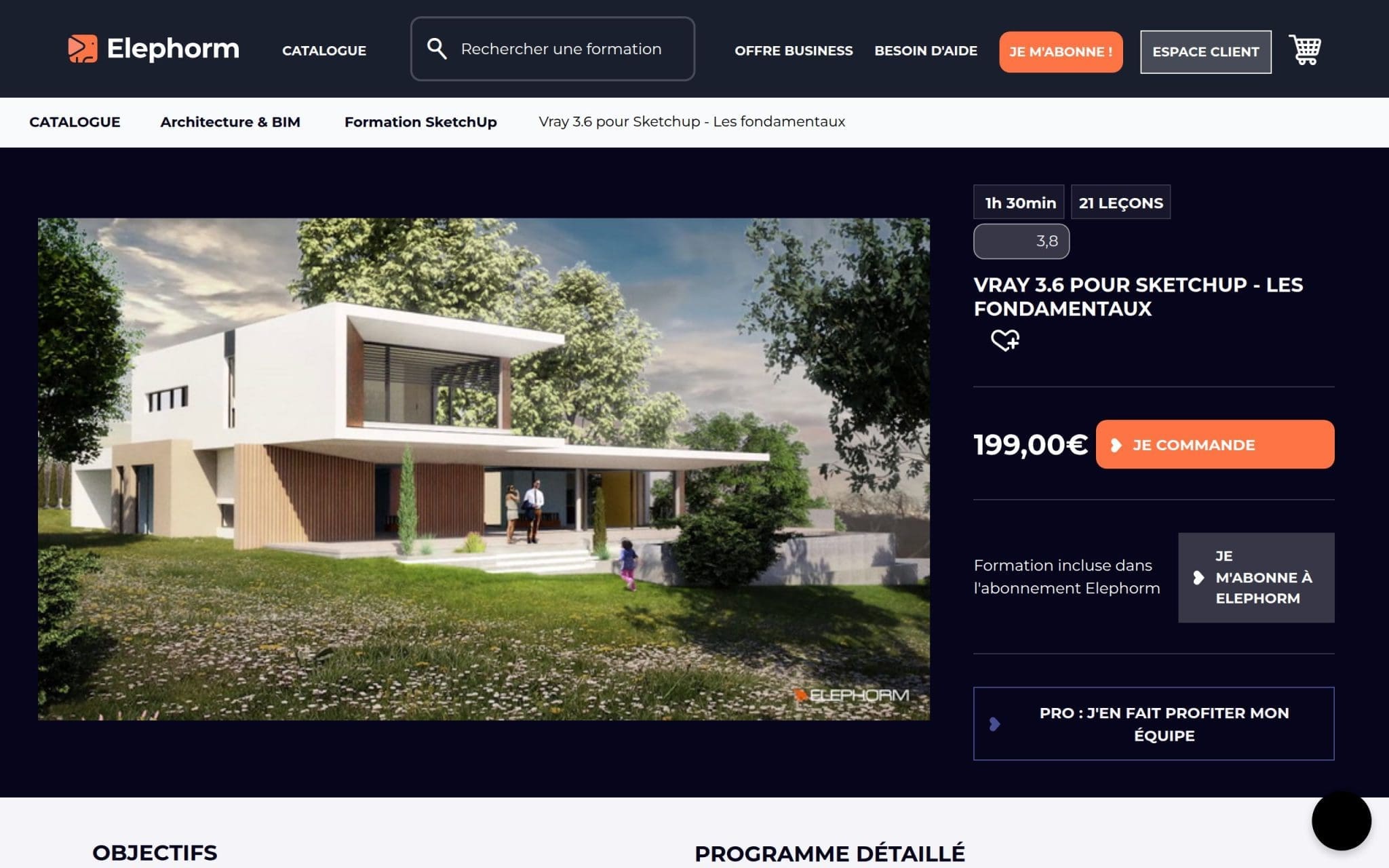 Vray 3.6 pour Sketchup - Les fondamentaux - Elephorm
