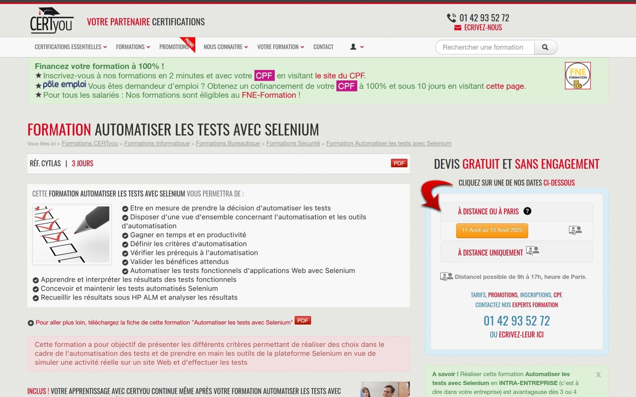 Formation Automatiser les tests avec Selenium - CertYou