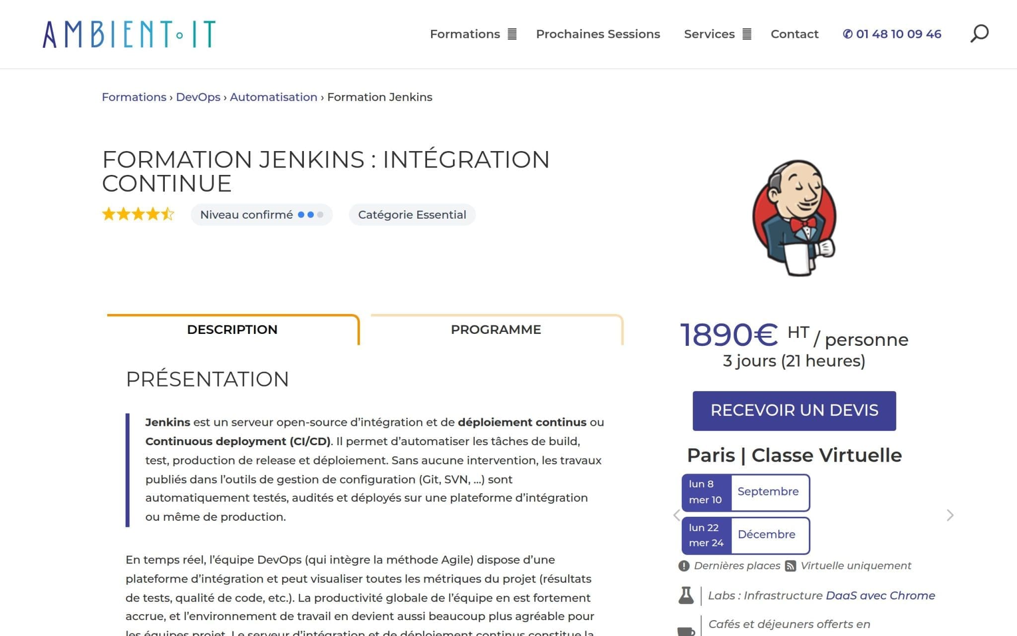 Formation Jenkins : Intégration Continue - Ambient IT