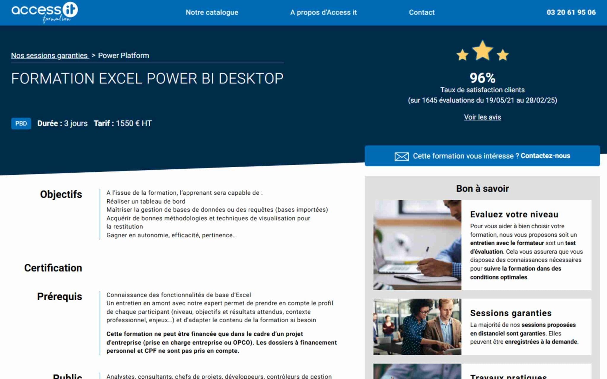 Formation Excel Power BI Desktop - Access IT