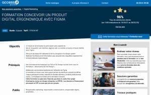 Formation Concevoir un produit digital ergonomique avec Figma – Access IT