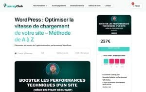 Formation WordPress Vélocité : Comment optimiser la vitesse de chargement de son site ? - LearnyClub