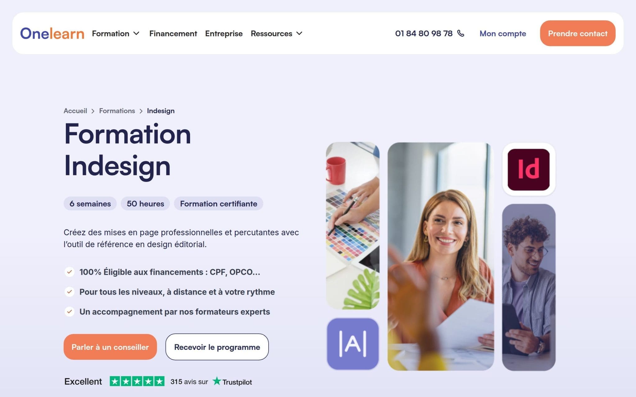 Formation Indesign - One Learn