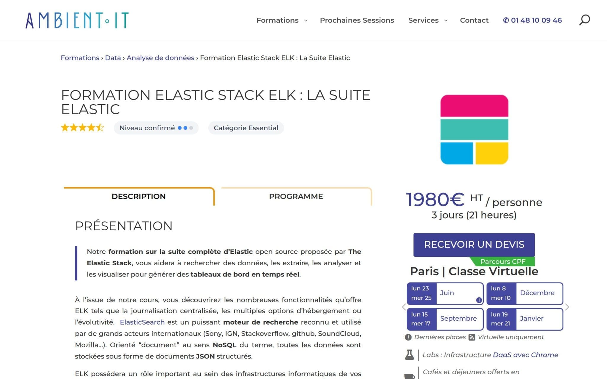 Formation Elastic Stack ELK : La Suite Elastic - Ambient IT