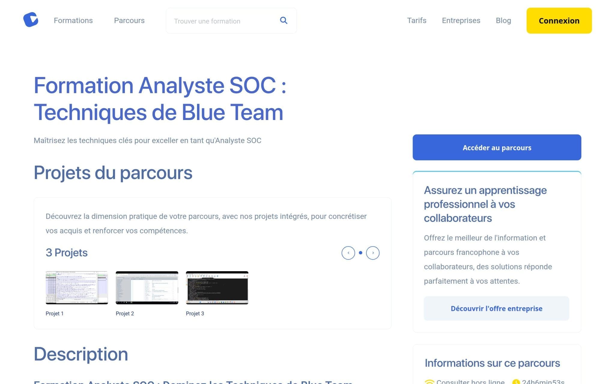 Formation Analyste SOC : Techniques de Blue Team - Alphorm