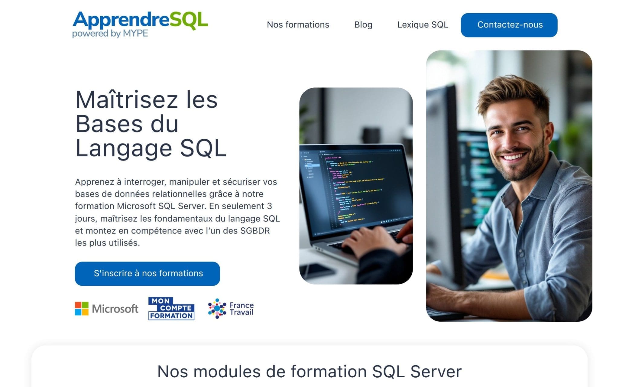 Formation SQL - Spécialiste - ApprendreSQL