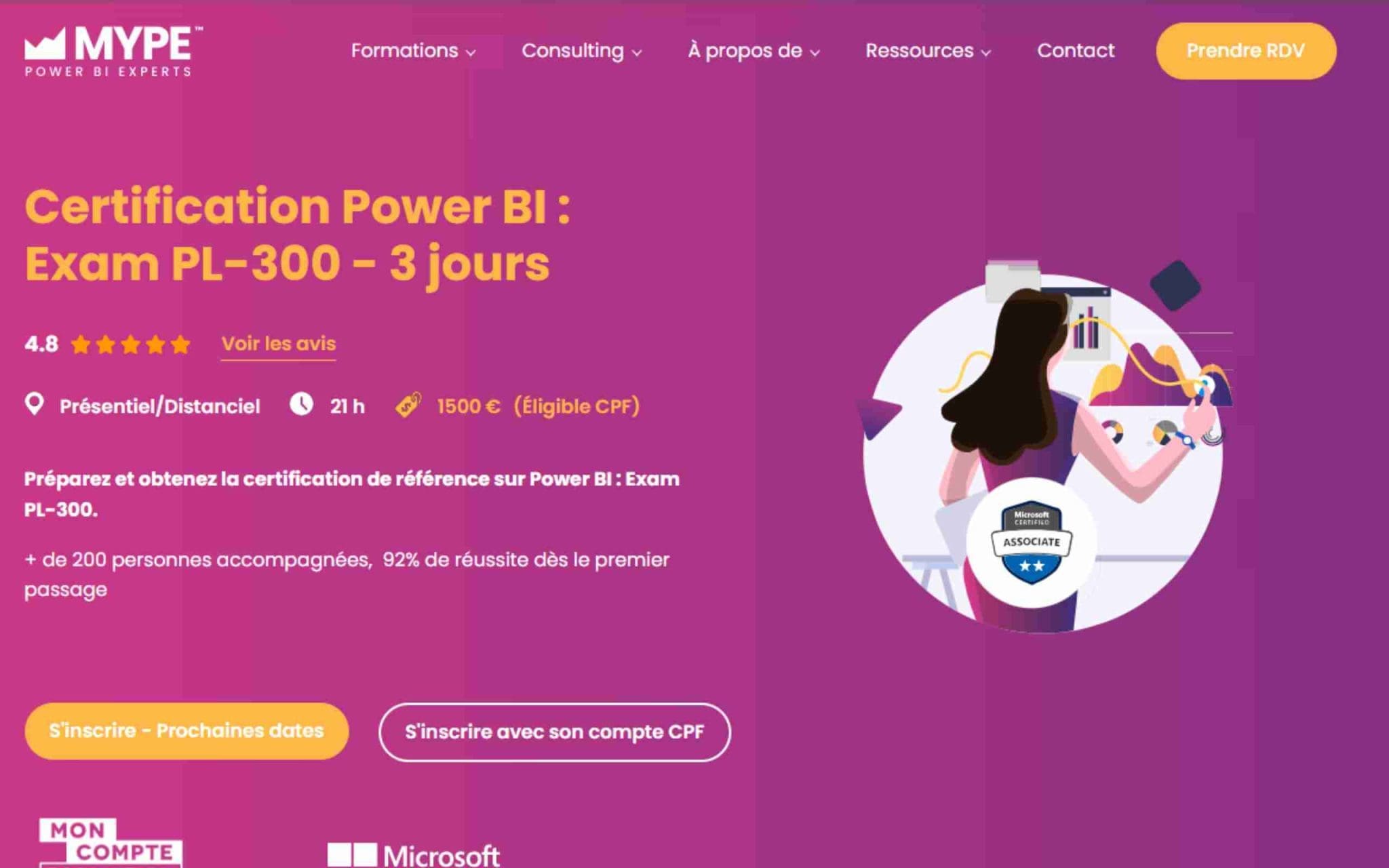 Certification Power BI : Exam PL-300 - Mype