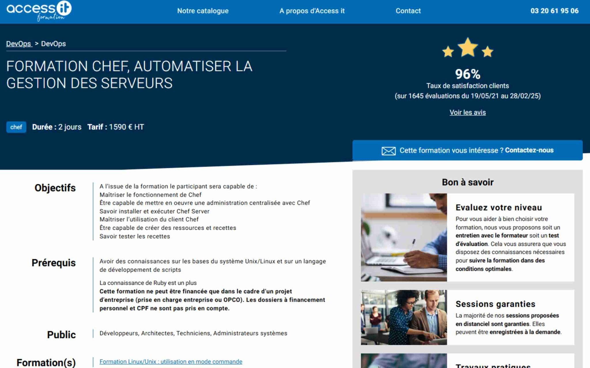 Formation Chef, automatiser la gestion des serveurs - Access IT