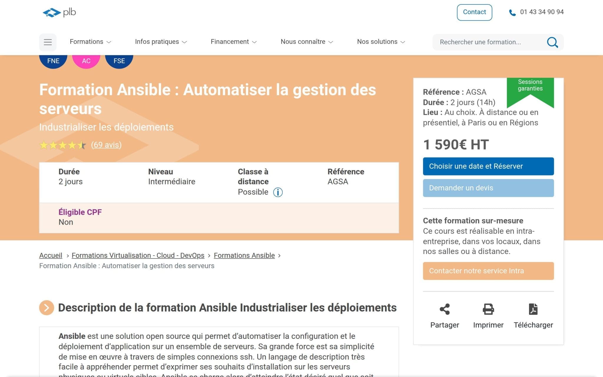 Formation Ansible : Automatiser la gestion des serveurs - Plb Consultant